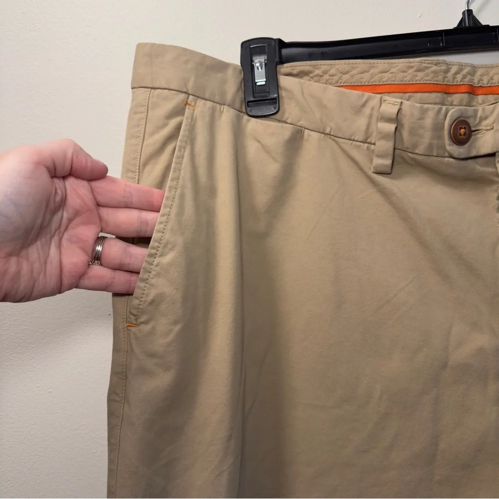 Tommy Bahama Men’s Khaki Chino 100% Pima Cotton Pants Sz 42x30